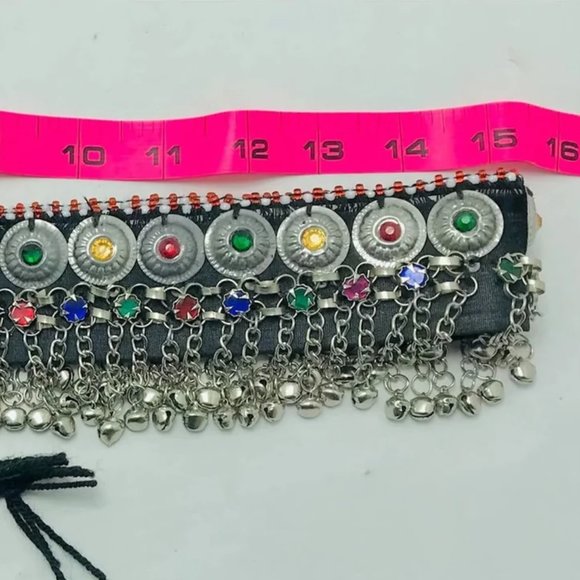 Tribal Belly Belt, Light Weight Belt, Handmade Kuchi Belly Dance Belt - Picture 7 of 12